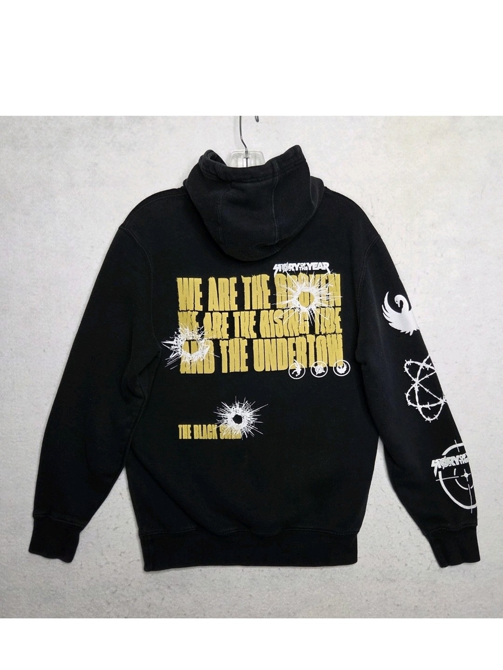Story Of The Year The Black Swan Hoodie Mens Small Album Promo Tour Rock Band